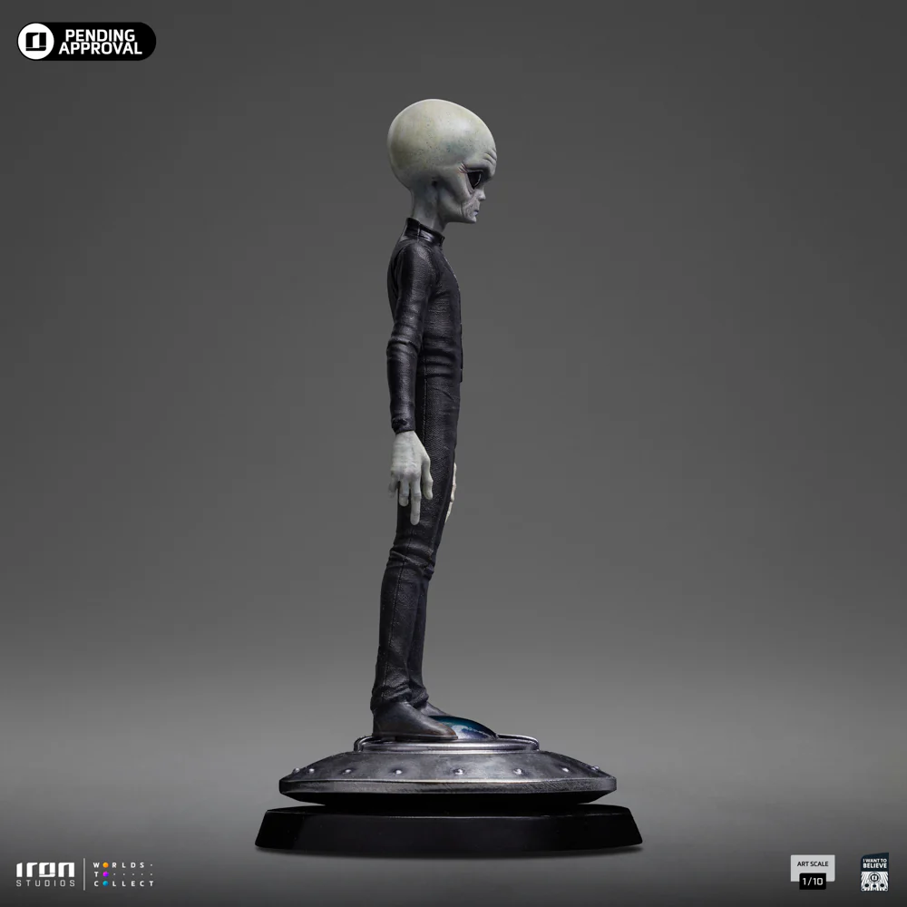 Statue Grey Alien  I Want To Believe  Art Scale 1/10  Iron Studios - Image 5
