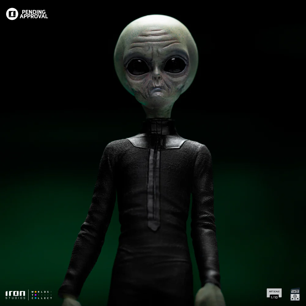Statue Grey Alien  I Want To Believe  Art Scale 1/10  Iron Studios - Image 7