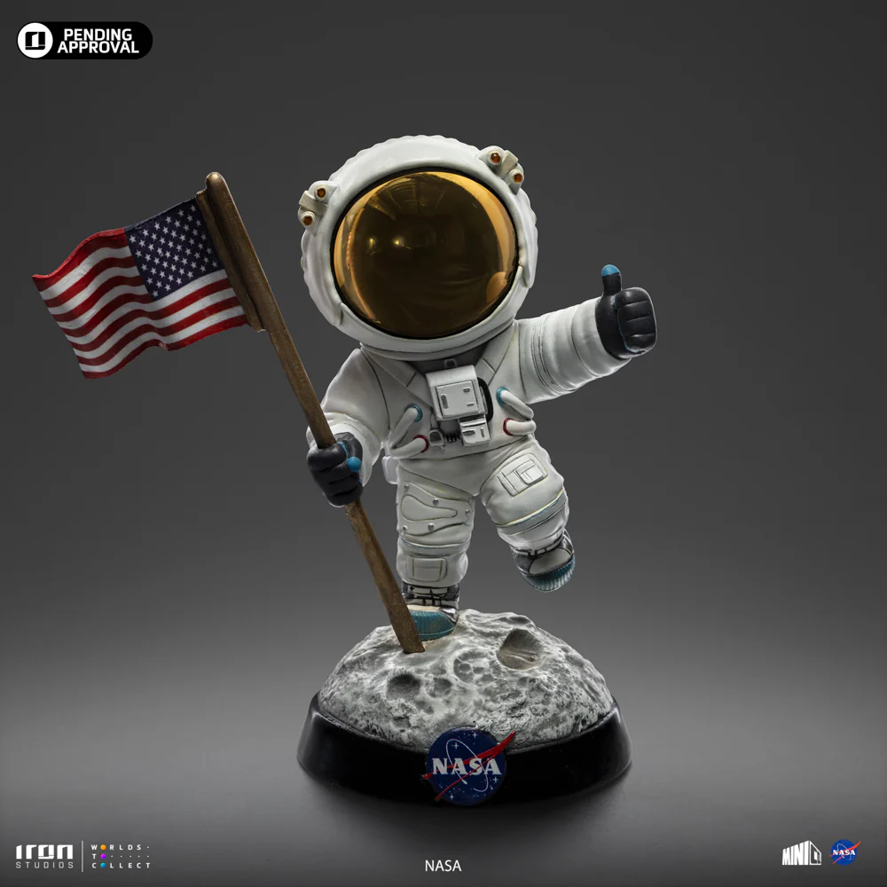 Statue Apollo 11 Astronaut  NASA  Minico  Iron Studios - Image 4