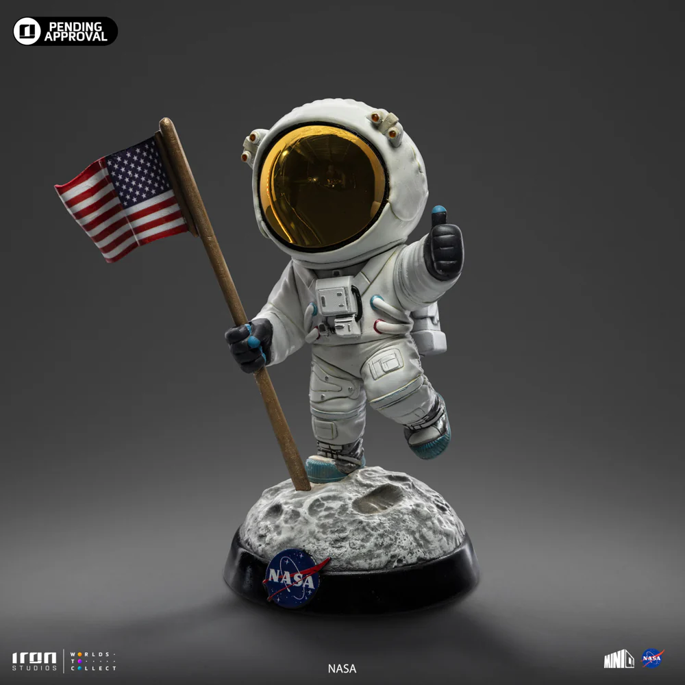 Statue Apollo 11 Astronaut  NASA  Minico  Iron Studios - Image 5