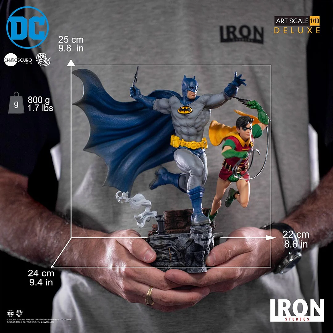 Batman & Robin by Ivan Reis - DC Comics - Art Scale 1/10 - Iron Studios - Image 7