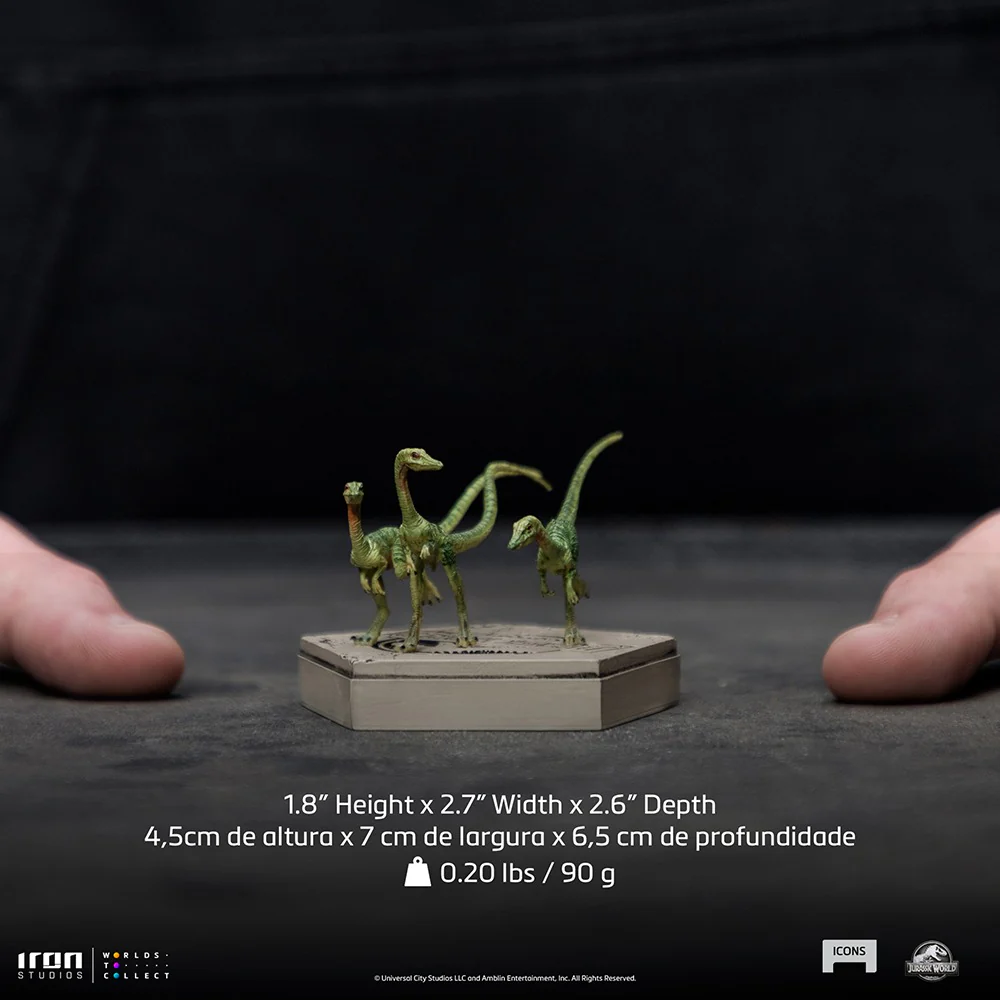 Compsognathus  Jurassic World  Icons  Iron Studios - Image 10