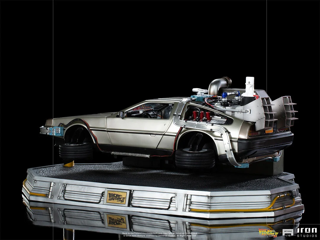 Delorean  Back to the Future II  Art Scale 1/10  Iron Studios - Image 11