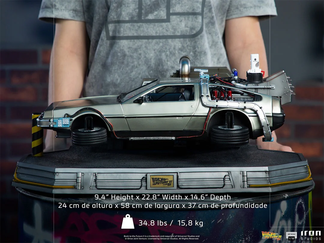 Delorean  Back to the Future II  Art Scale 1/10  Iron Studios - Image 14