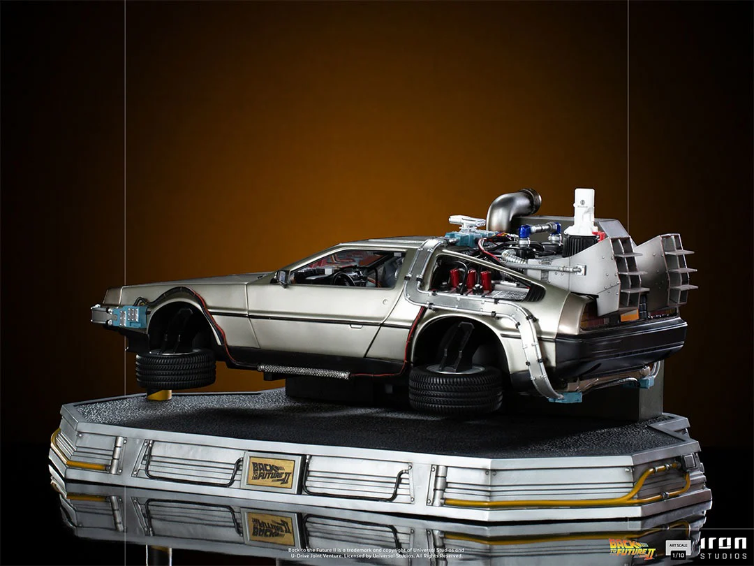Delorean  Back to the Future II  Art Scale 1/10  Iron Studios - Image 9