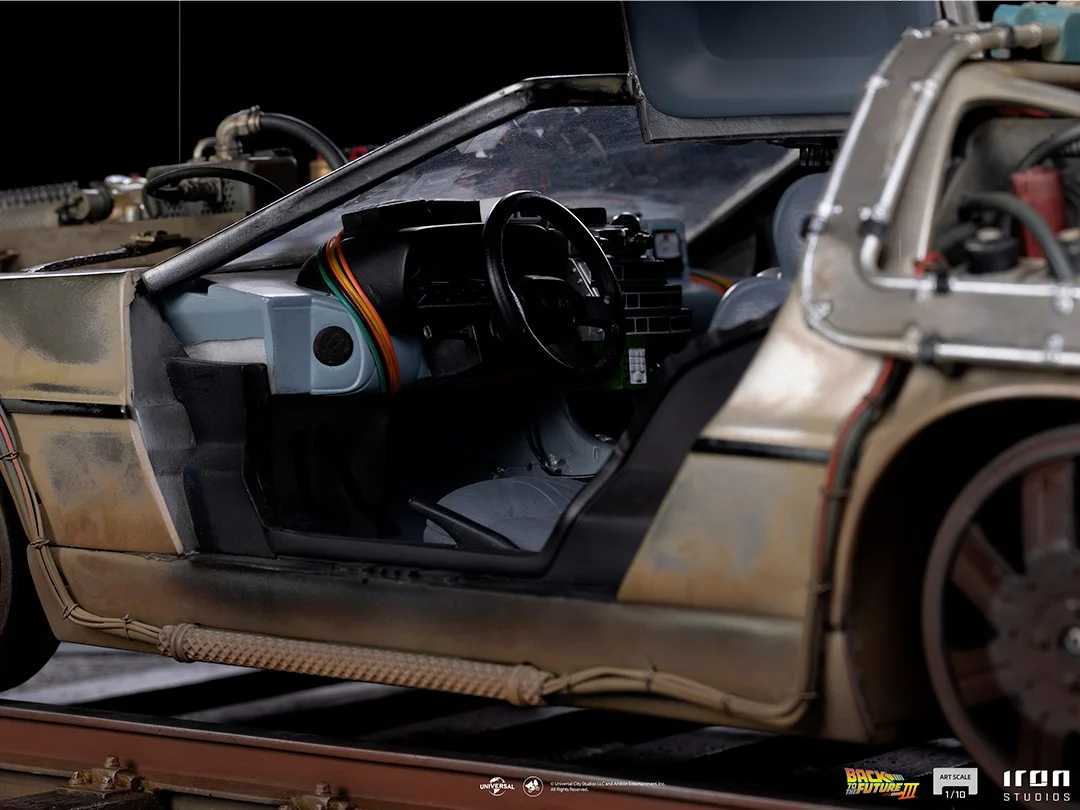 Delorean  Back to the Future III  Art Scale 1/10  Iron Studios - Image 3