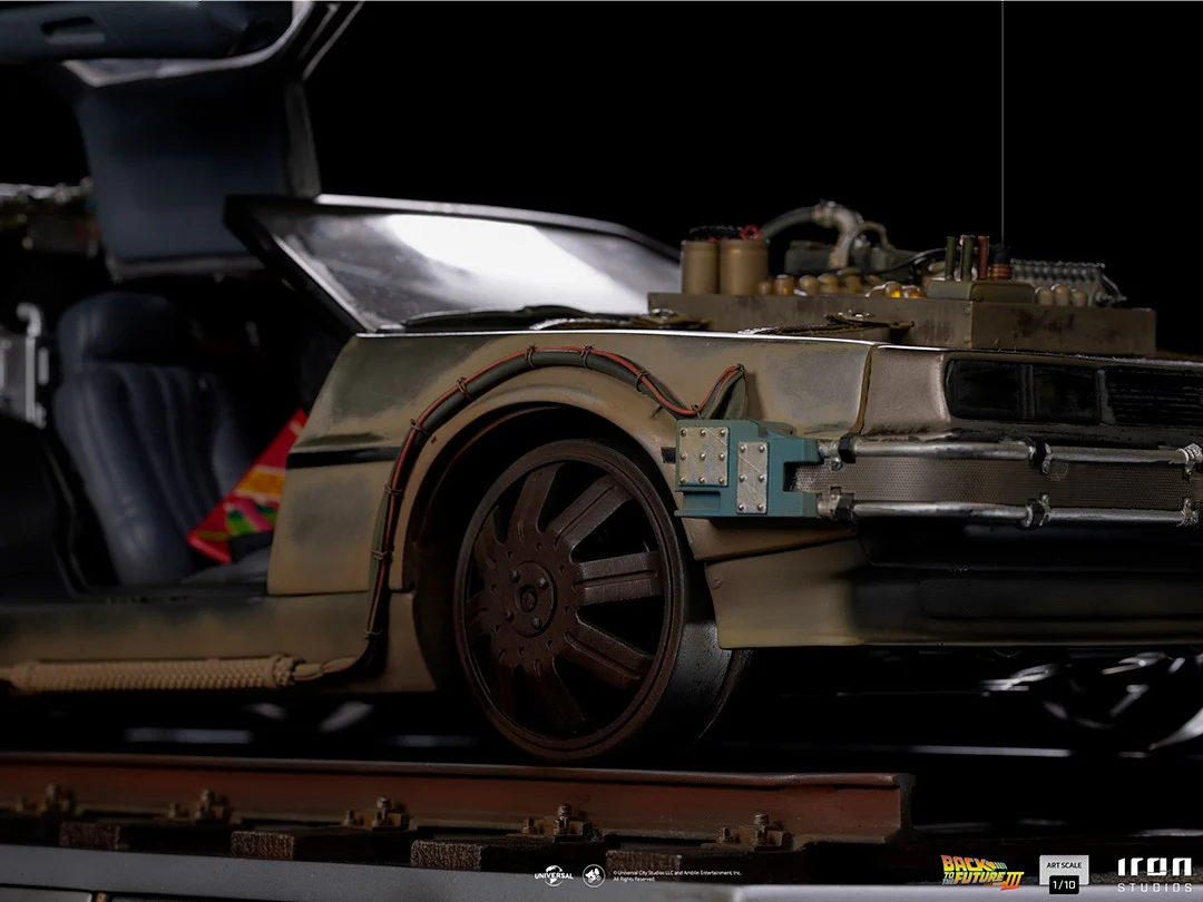 Delorean  Back to the Future III  Art Scale 1/10  Iron Studios - Image 4