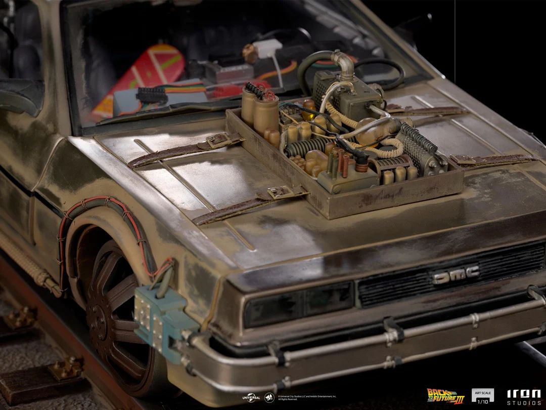 Delorean  Back to the Future III  Art Scale 1/10  Iron Studios - Image 5