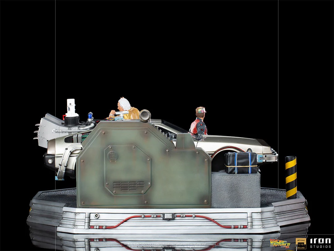 Delorean Full Set Deluxe  Back to the Future II  Art Scale 1/10  Iron Studios - Image 9
