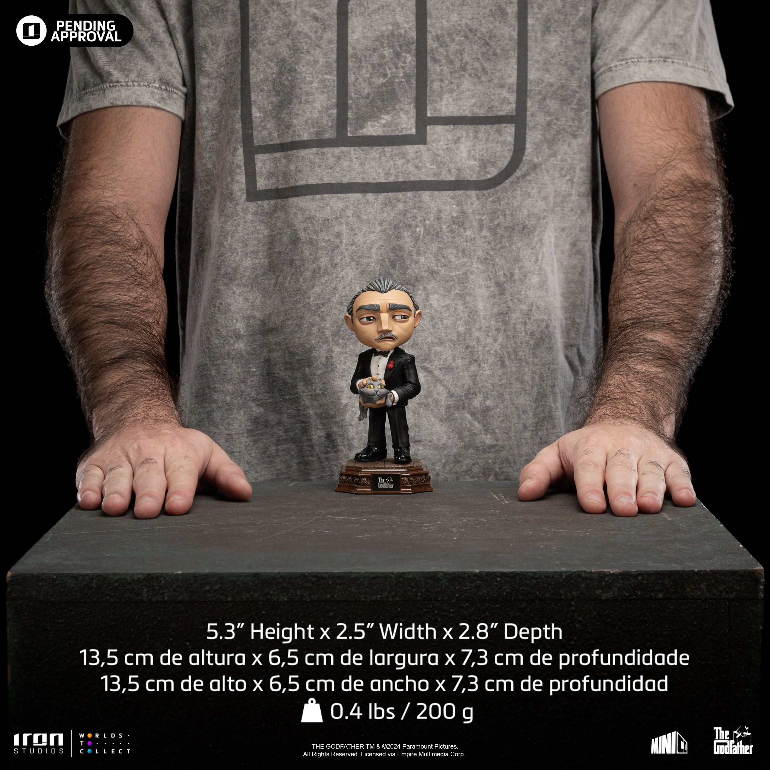Don Vito Corleone The Godfather Minico Iron Studios - Image 7