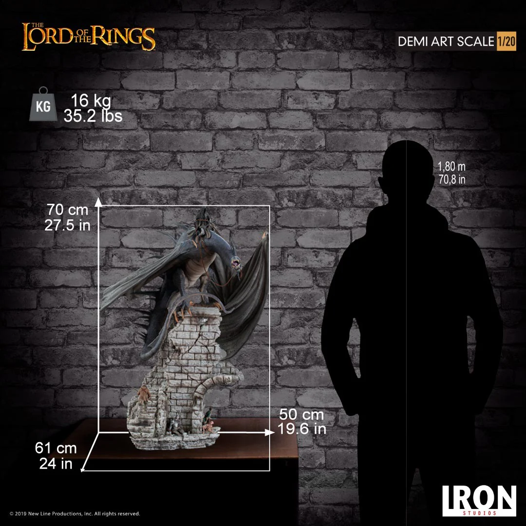 Fell Beast - The Lord of the Rings - Demi Art Scale 1/20 - Iron Studios - Image 7