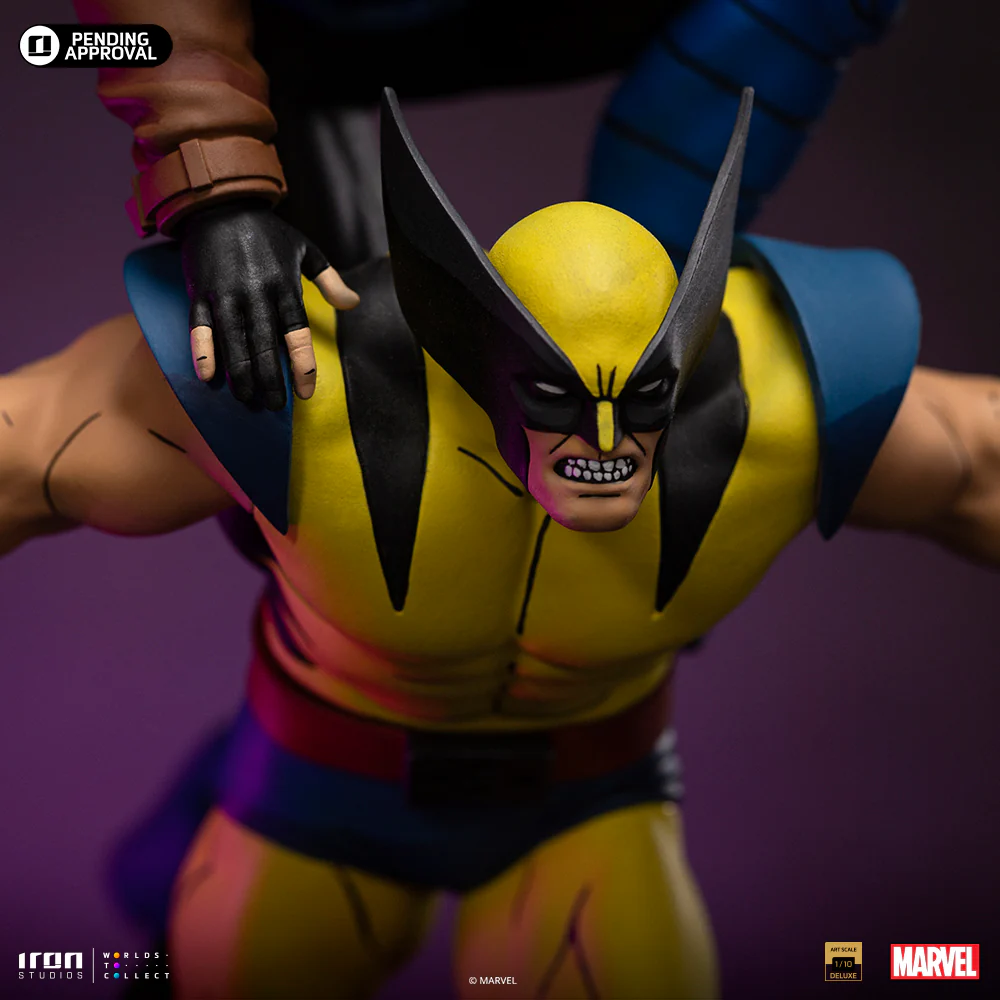 Statue Gambit and Wolverine XMen '97 Art Scale 1/10 Iron Studios - Image 7