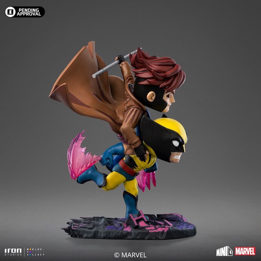 Statue Gambit and Wolverine - X-Men '97 - Minico - Iron Studios - Image 5
