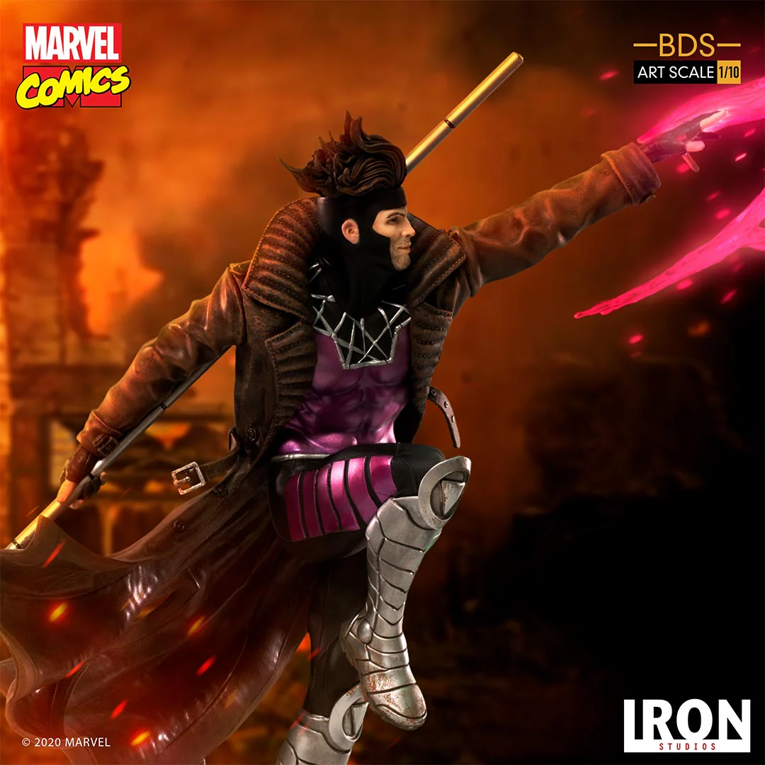 Statue Gambit - X-Men Marvel Comics - BDS Art Scale 1/10 - Iron Studios - Image 4