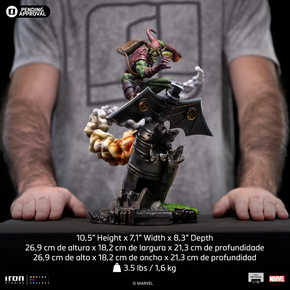 Statue Green Goblin  SpiderMan vs Villains Diorama  BDS Art Scale 1/10  Iron Studios - Image 14