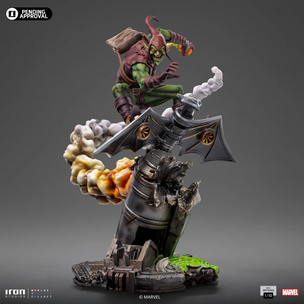 Statue Green Goblin  SpiderMan vs Villains Diorama  BDS Art Scale 1/10  Iron Studios - Image 3