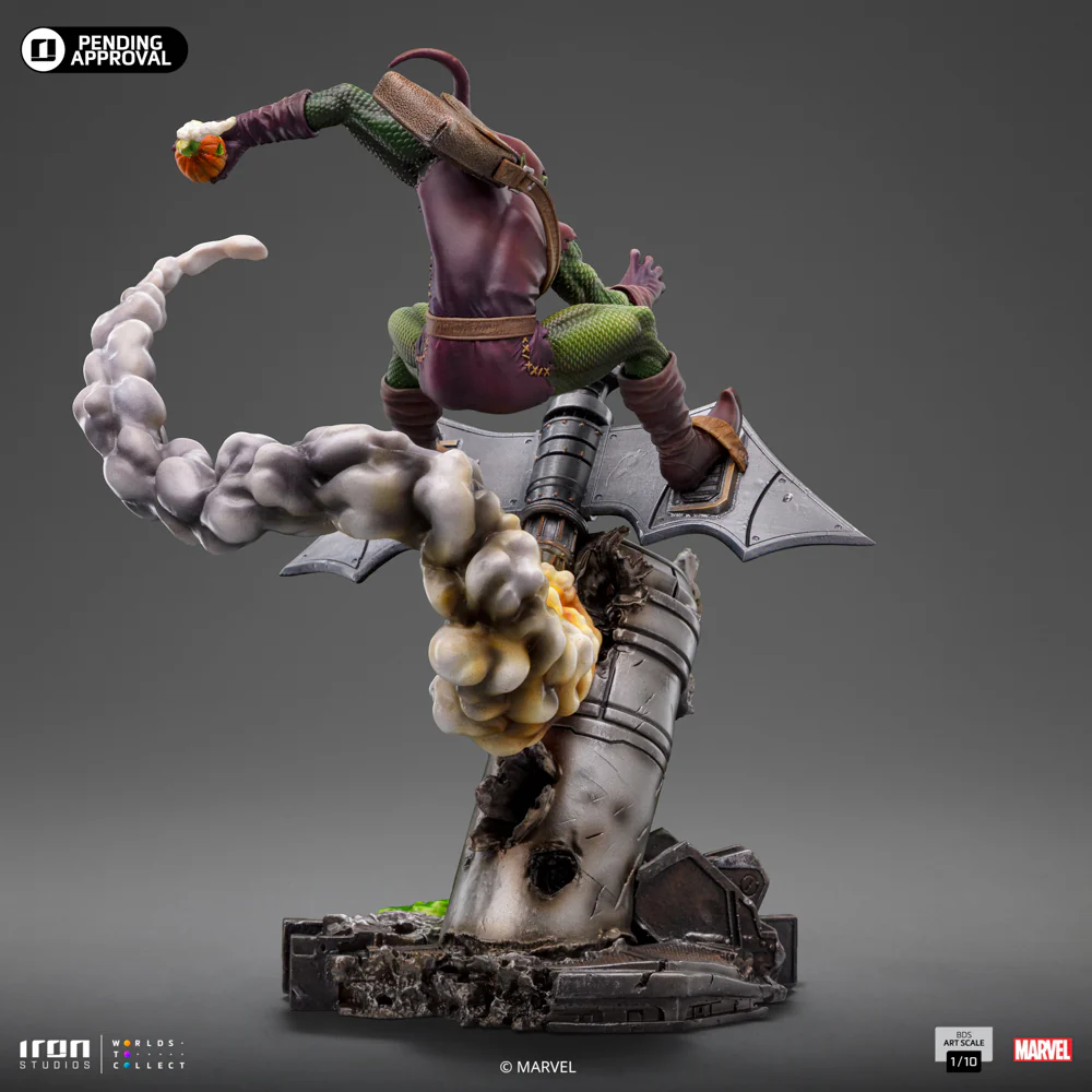 Statue Green Goblin  SpiderMan vs Villains Diorama  BDS Art Scale 1/10  Iron Studios - Image 5