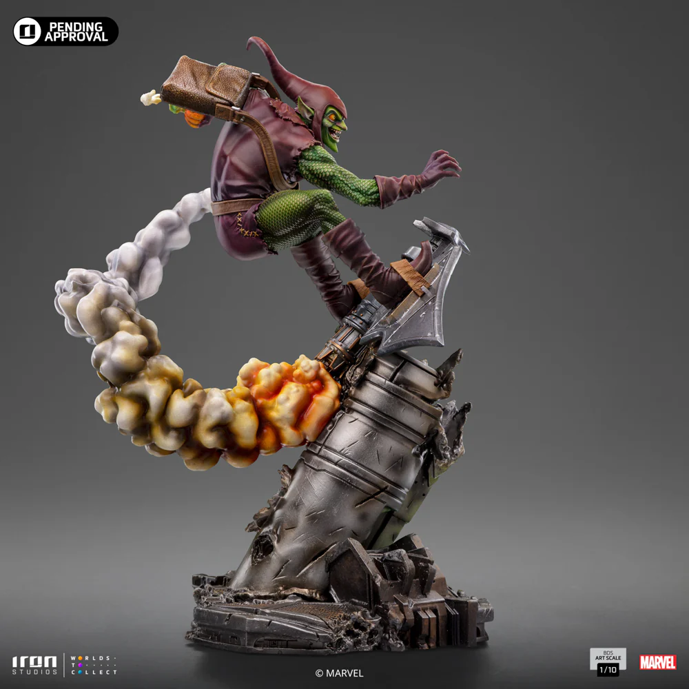 Statue Green Goblin  SpiderMan vs Villains Diorama  BDS Art Scale 1/10  Iron Studios - Image 6