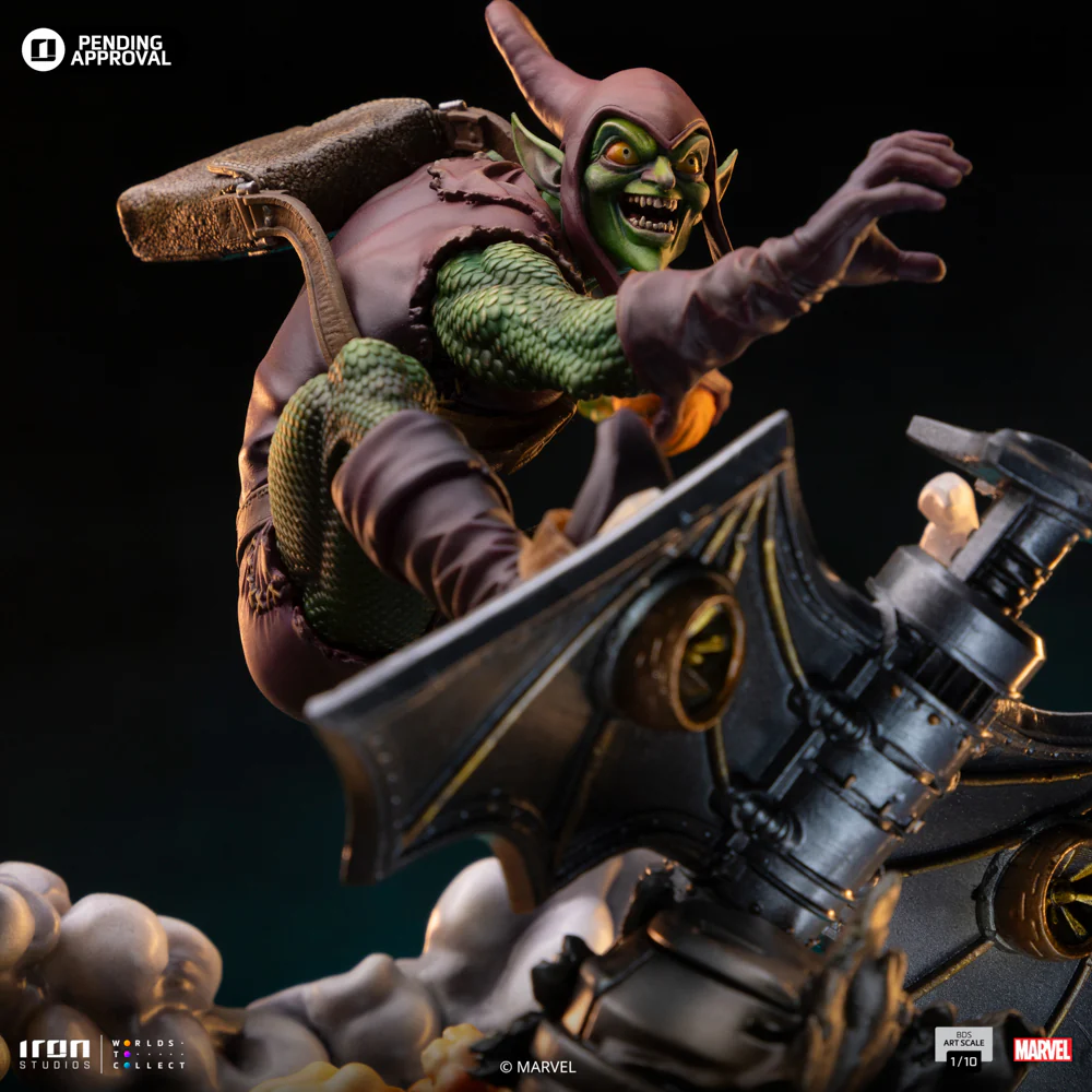 Statue Green Goblin  SpiderMan vs Villains Diorama  BDS Art Scale 1/10  Iron Studios - Image 9