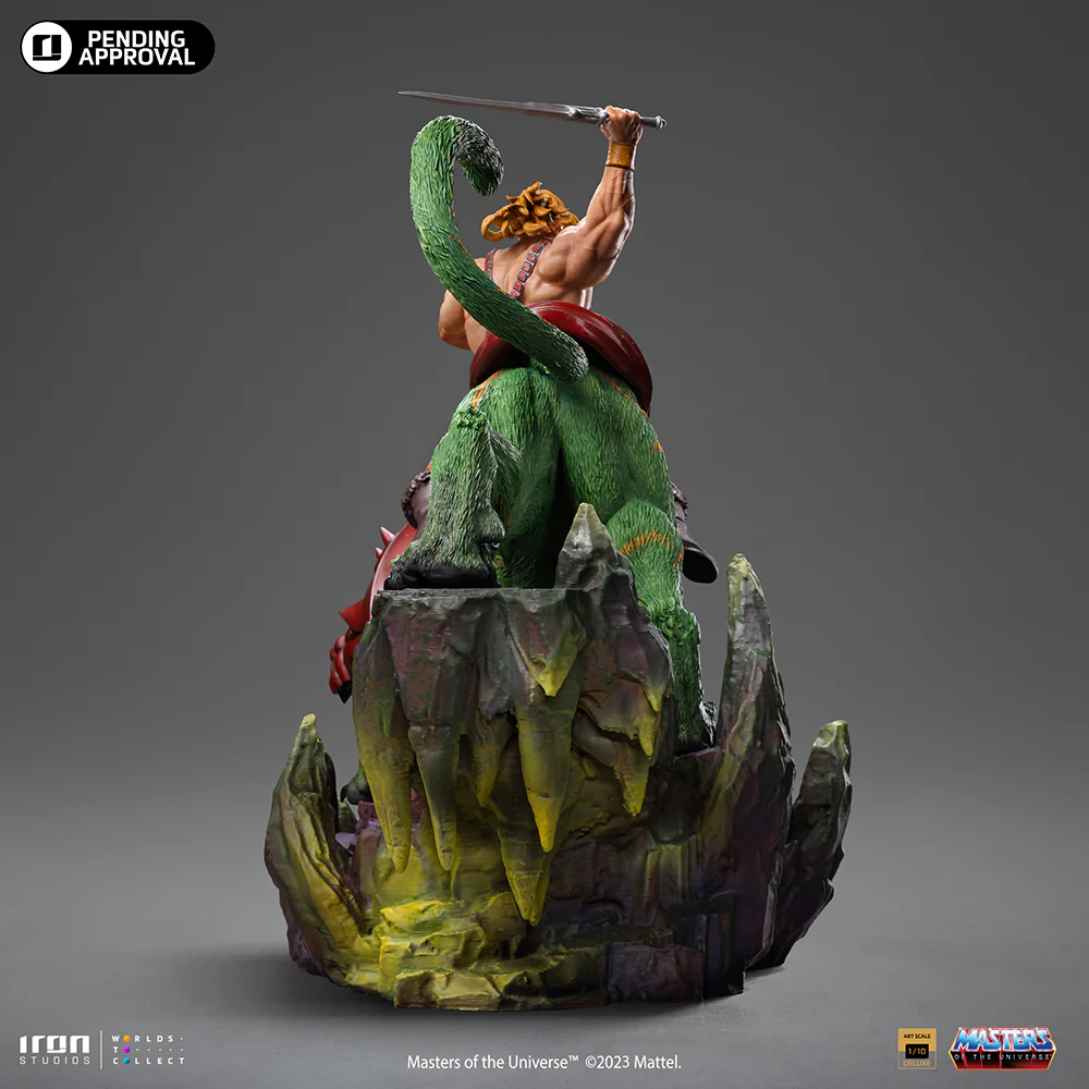 HeMan and Battle Cat  Masters of the Universe  Art Scale 1/10  Iron Studios - Image 6