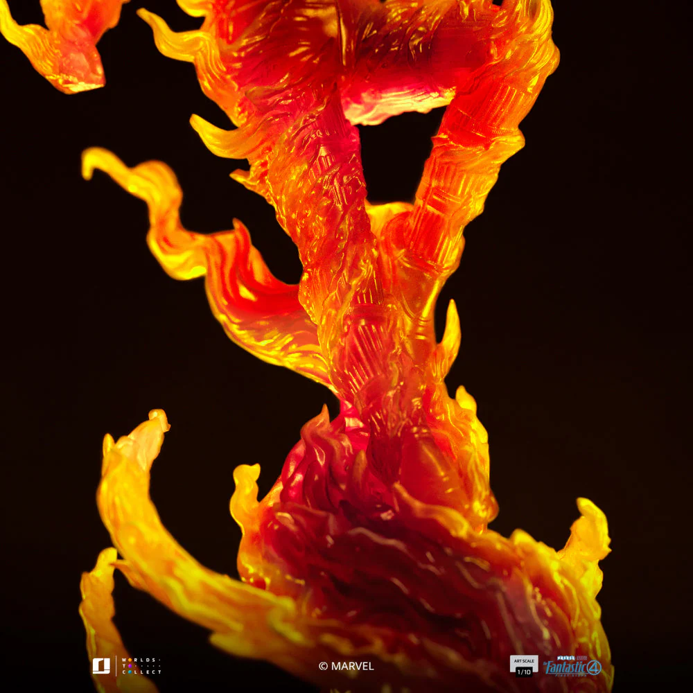Statue Human Torch The Fantastic Four: First Steps Art Scale 1/10 Iron Studios - Image 9