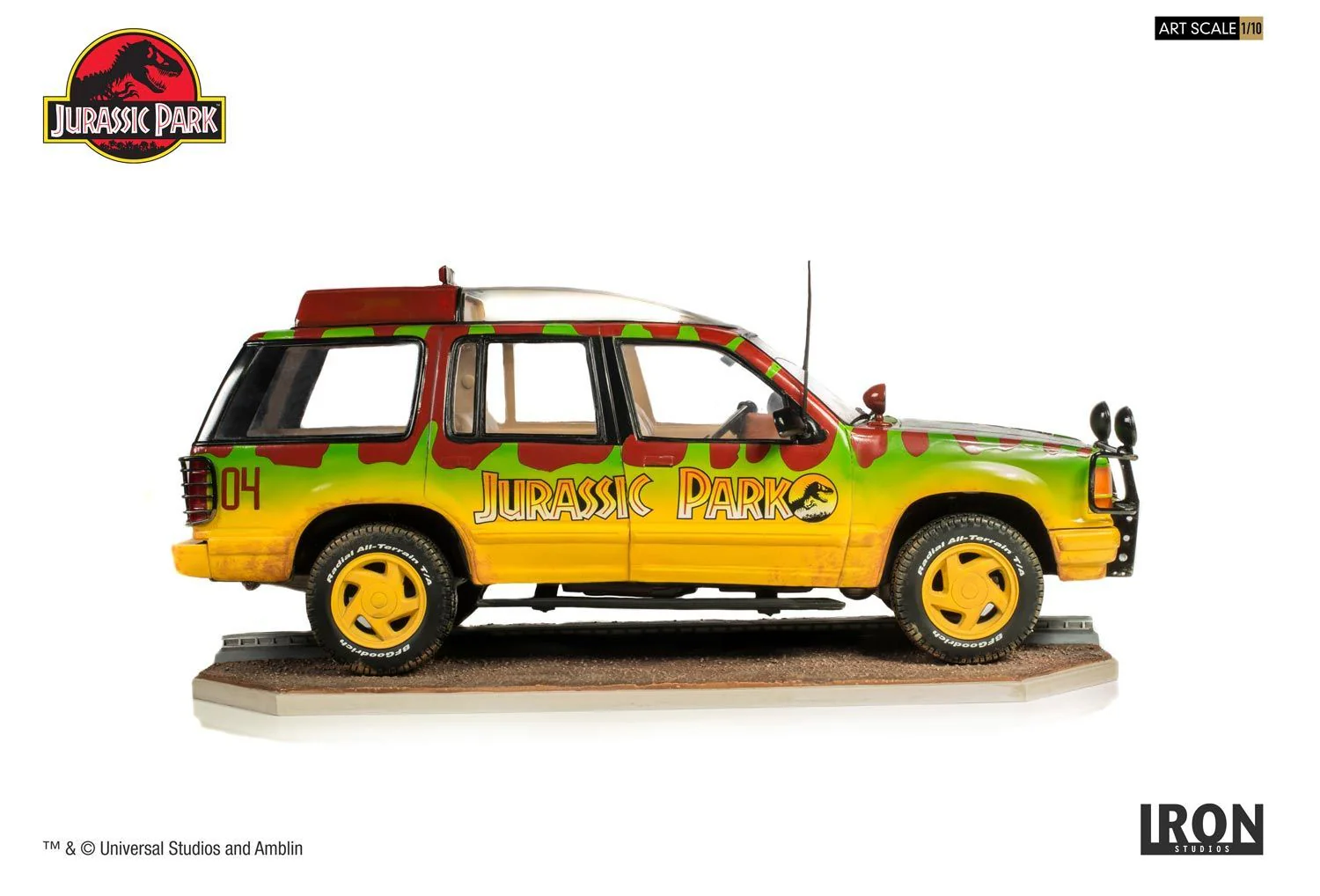 Statue Jungle Explorer 04 - Jurassic Park - Art Scale 1/10 - Iron Studios - Image 3