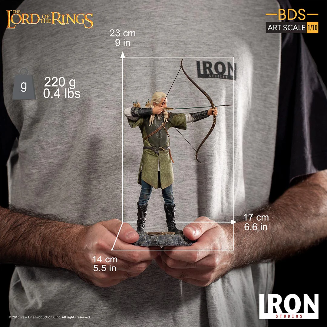 Statue Legolas Deluxe - Lord of the Rings - Art Scale 1/10 - Iron Studios - Image 7