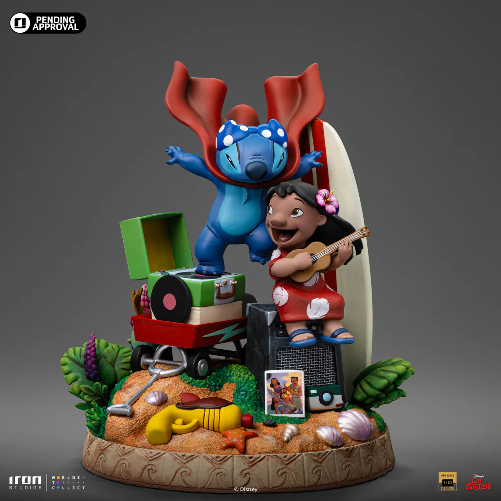 Statue Lilo and Stitch Deluxe Disney Classics Art Scale 1/10 Iron Studios - Image 15