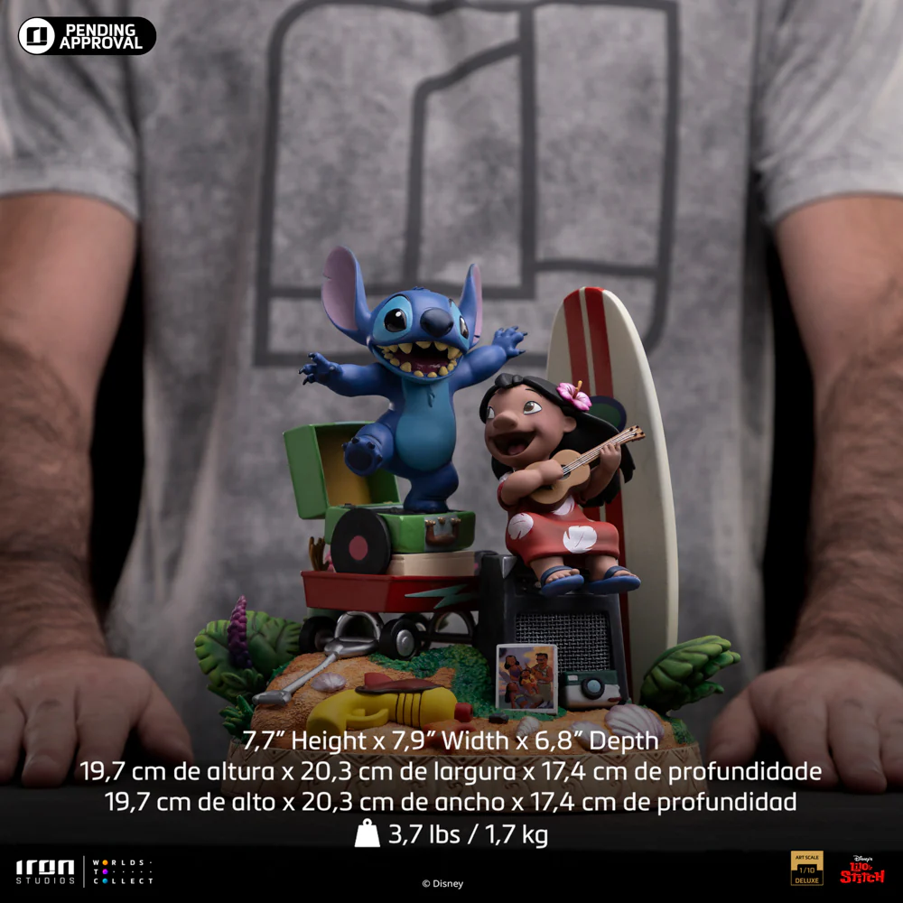 Statue Lilo and Stitch Deluxe Disney Classics Art Scale 1/10 Iron Studios - Image 22