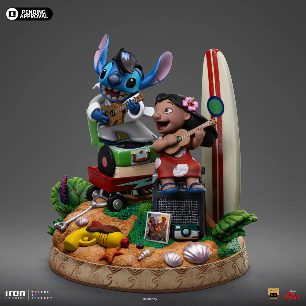 Statue Lilo and Stitch Deluxe Disney Classics Art Scale 1/10 Iron Studios - Image 6