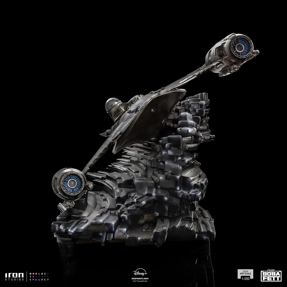 Mando's N1 Starfighter Star Wars: The Book of Boba Fett Demi Art Scale 1/20 Iron Studios - Image 4