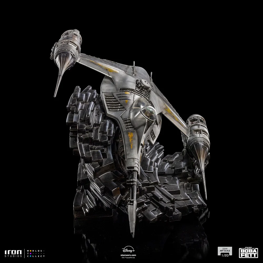 Mando's N1 Starfighter Star Wars: The Book of Boba Fett Demi Art Scale 1/20 Iron Studios - Image 6