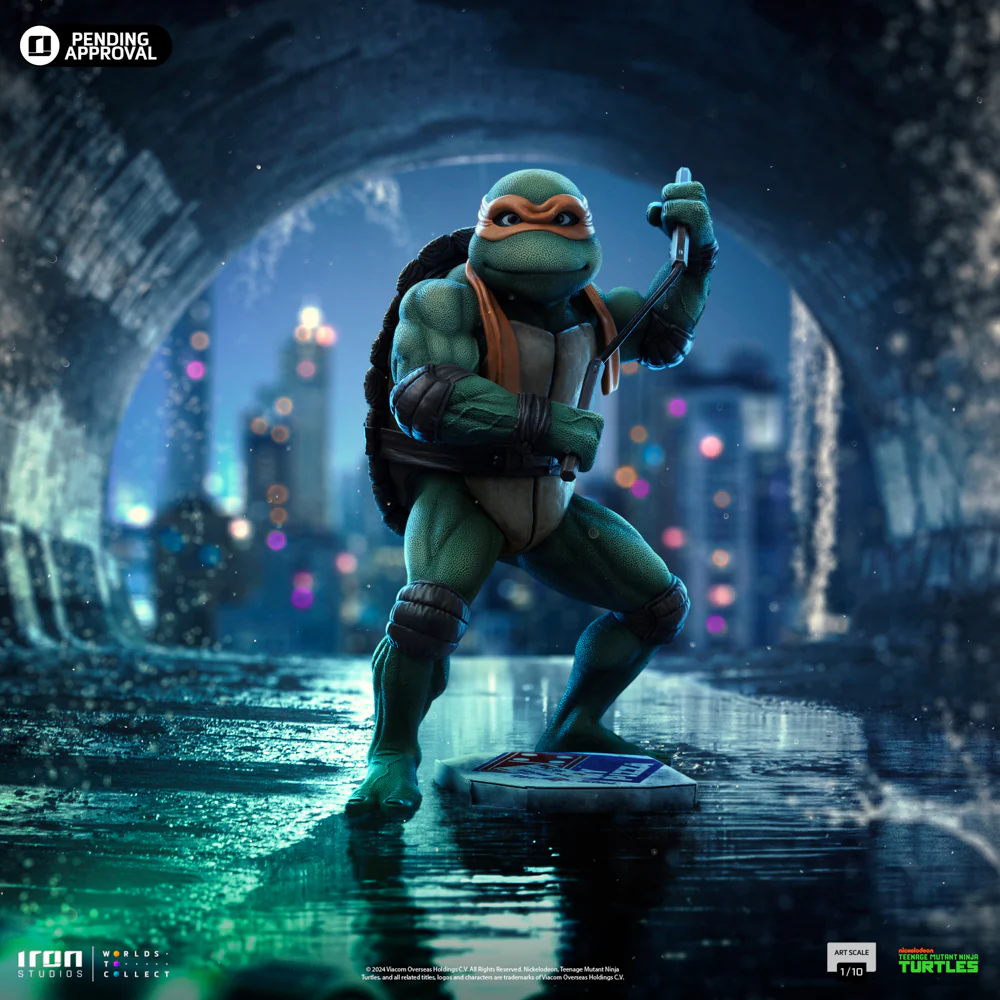 Statue Michelangelo  TMNT Movie  Art Scale 1/10  Iron Studios - Image 3