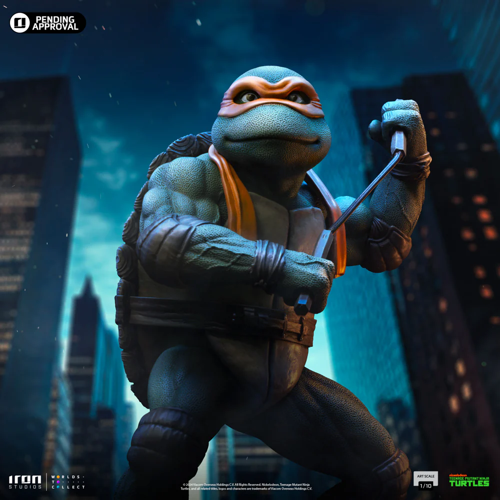 Statue Michelangelo  TMNT Movie  Art Scale 1/10  Iron Studios - Image 4