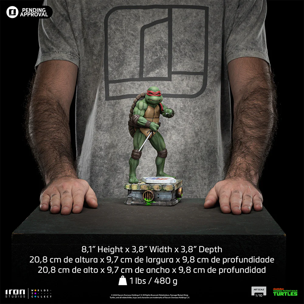 Statue Raphael  TMNT Movie  Art Scale 1/10  Iron Studios - Image 15