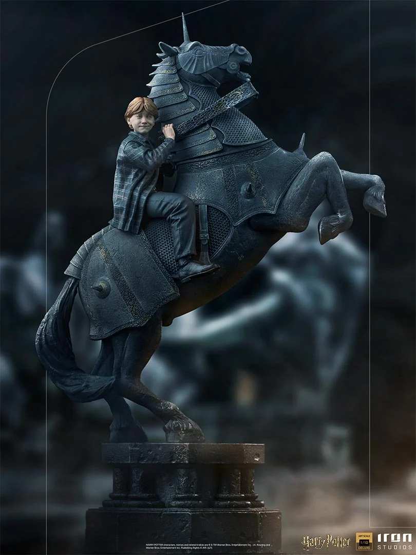 Ron Weasley at the Wizard Chess  Harry Potter  Art Scale 1/10  Iron Studios - Image 3