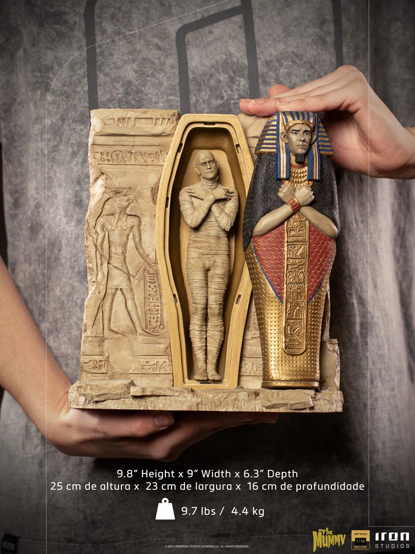 The Mummy Deluxe Universal Monsters Art Scale 1/10 Iron Studios - Image 12