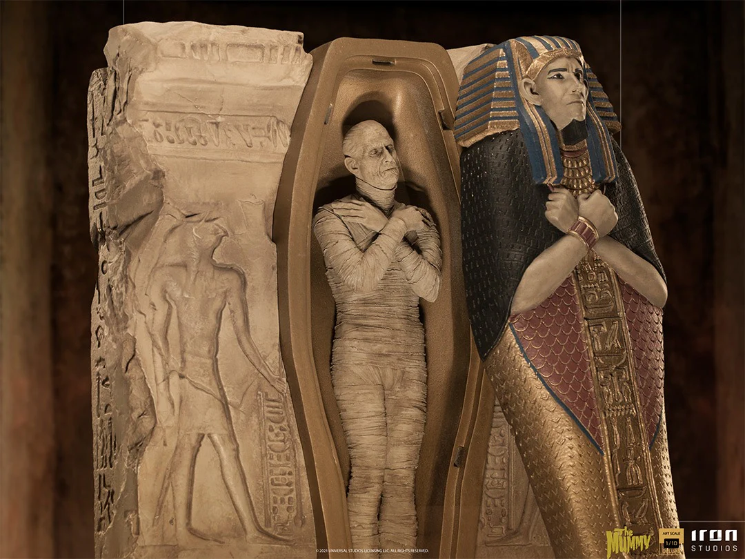 The Mummy Deluxe Universal Monsters Art Scale 1/10 Iron Studios - Image 3
