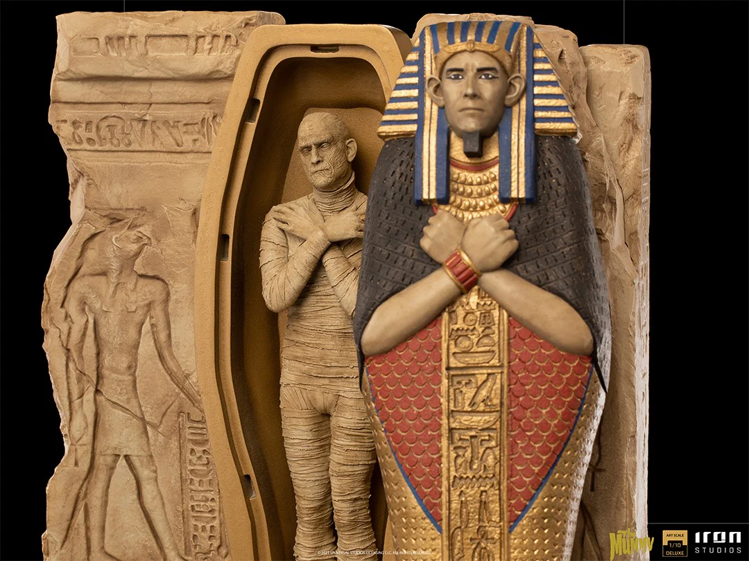 The Mummy Deluxe Universal Monsters Art Scale 1/10 Iron Studios - Image 9
