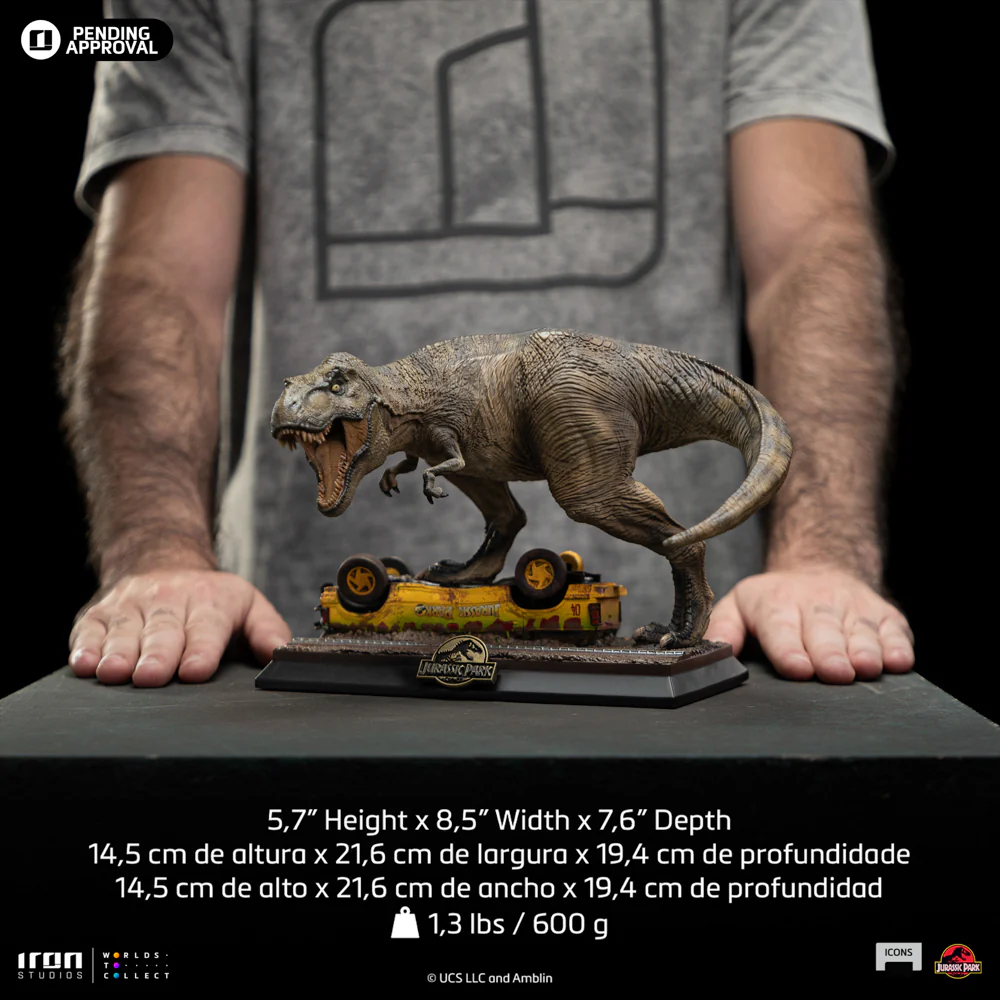 Pre-Order - Statue T-Rex Attack - Jurassic Park - Icons - Iron Studios - Image 11
